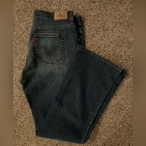 VTG Levis 515 Jeans Women Size 10 Blue Denim Boot Cut Stretch Mid Rise Western